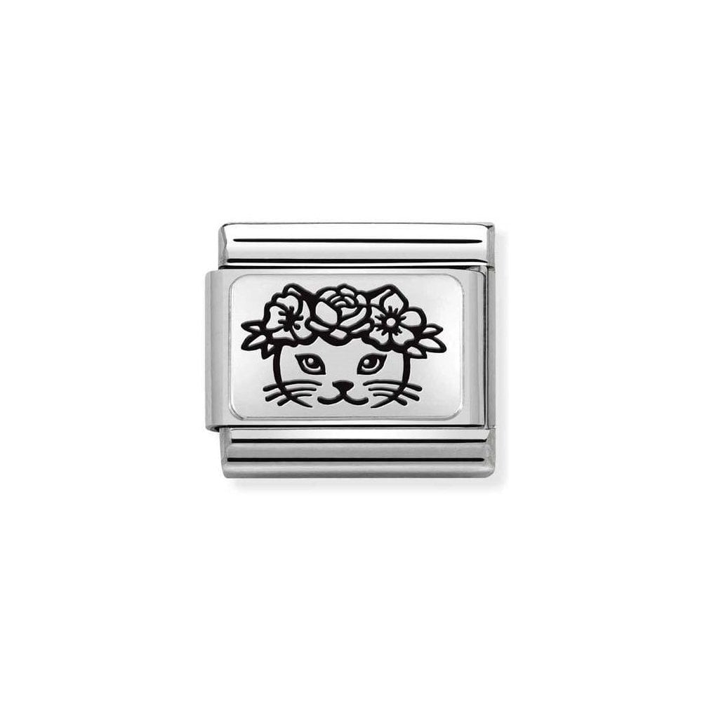 NOMINATION Cat Flowers Charm 330111-23