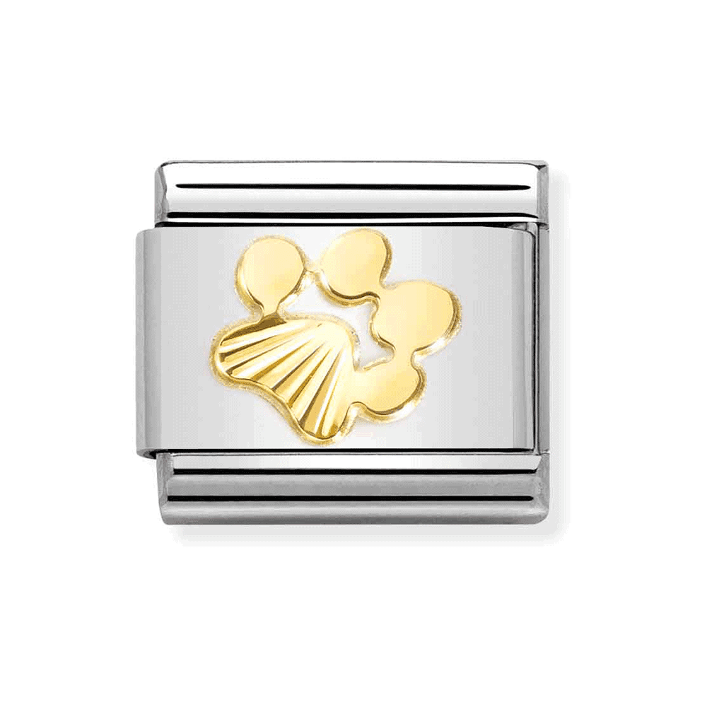 NOMINATION CLASSIC Gold Dog Footprint Charm 030149/44