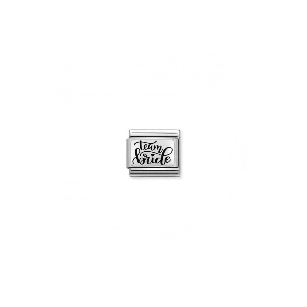 NOMINATION Silver Team Bride Charm 330111-08
