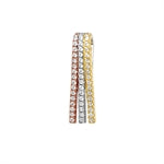 Cubic Zirconia Coloured Drop Pendant