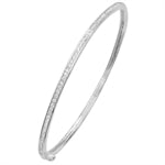 Silver Cubic Zirconia Bangle