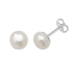8mm Freshwater Pearl Earrings