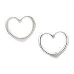 Open Heart Earrings
