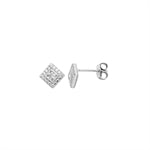 Silver Cubic Zirconia Earrings - Silver