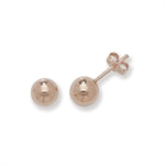 Rose 7mm Ball stud Earrings