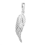 Cubic Zirconia Angel Wing Pendant