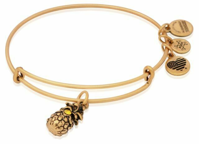 ALEX AND ANI Path Of Symbols Pineapple Bangle A17EB26RG