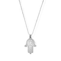 ChloBo Moon and Star Hamsa Necklace SCDC1655