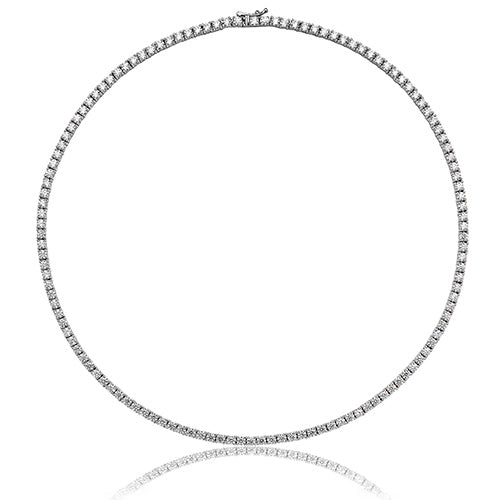 Silver & CZ Necklace