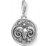 Thomas Sabo Silver Cubic Zirconia Aries Charm 1640-643-21