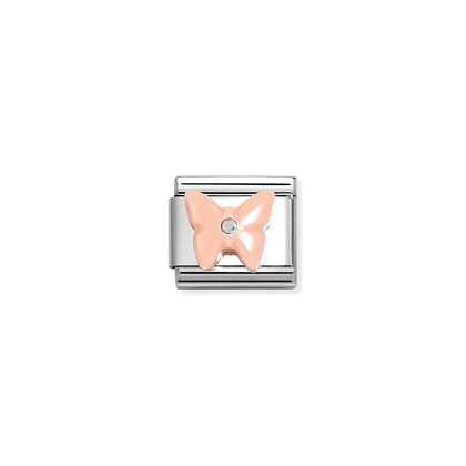 NOMINATION Pink Resin Butterfly Charm 330509-14