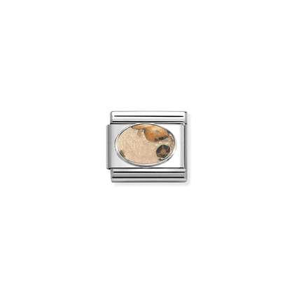 NOMINATION Leopard Jasper Stone Charm 330510/46