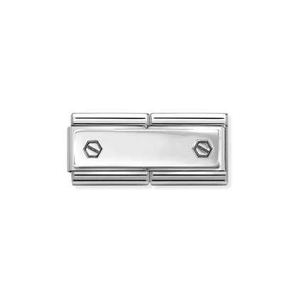NOMINATION Double Hex Screws Charm 330710/49