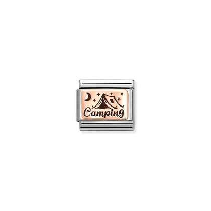 NOMINATION Rose Gold Camping Charm 430111-21
