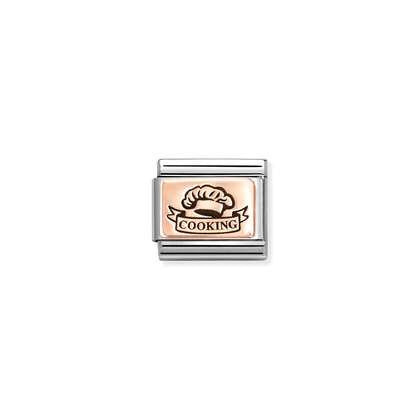 NOMINATION Rose Gold Cooking Charm 430111-25