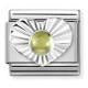 NOMINATION Silver Diamond Heart Peridot 330508/36