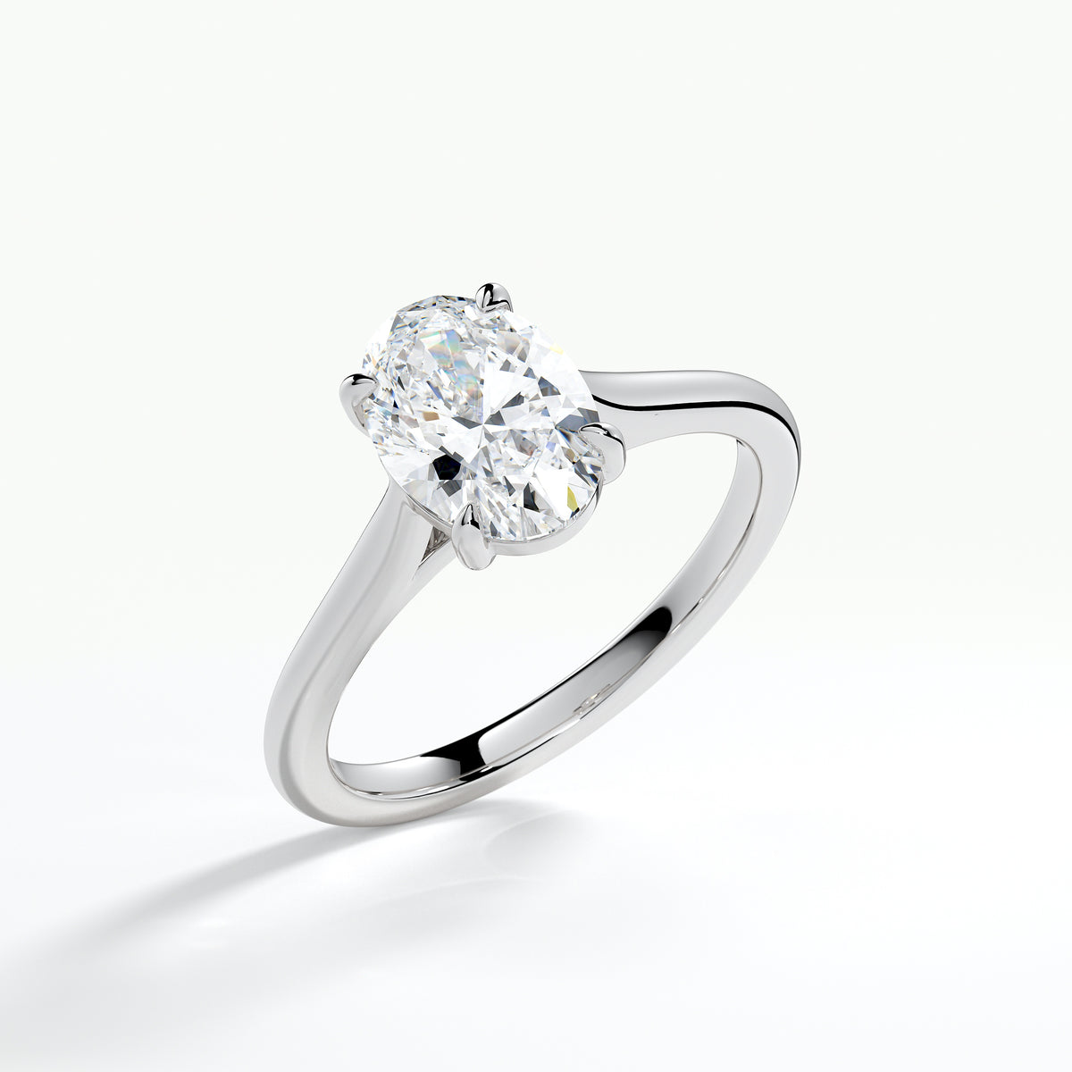 Platinum Lab Grown Diamond Solitaire 2.00ct D VS1