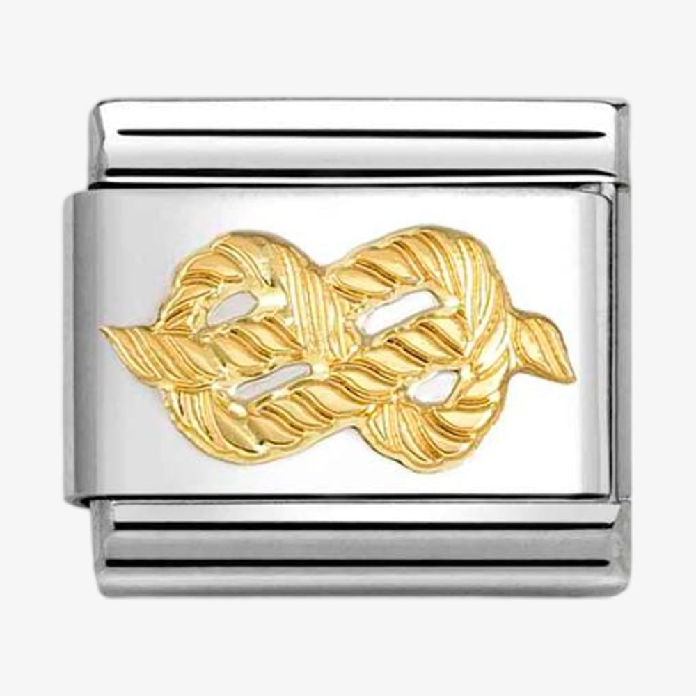 NOMINATION Gold Knot Charm 030149-59