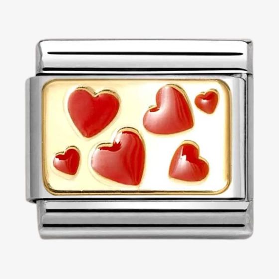 NOMINATION Heart Plate Charm 030284/59