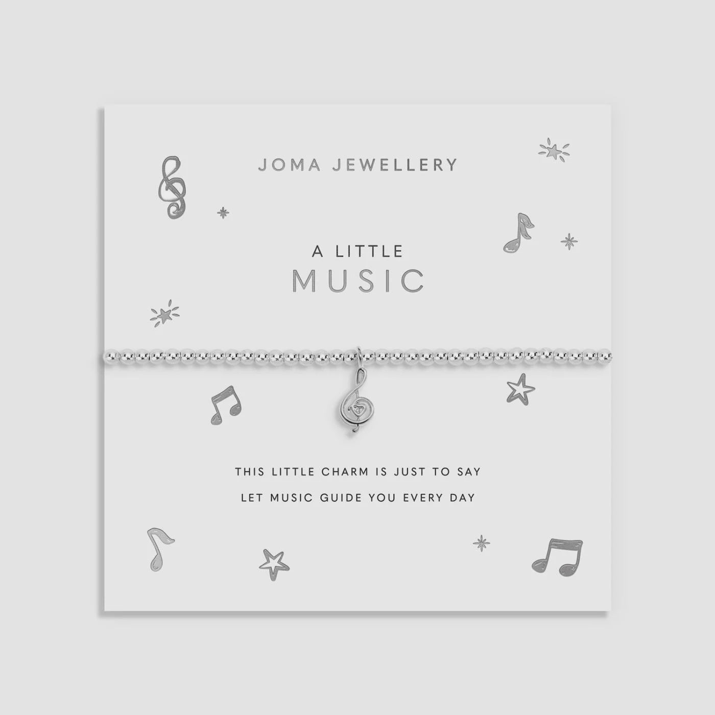 Joma A Little 'Music' Bracelet In Silver Plating 10202