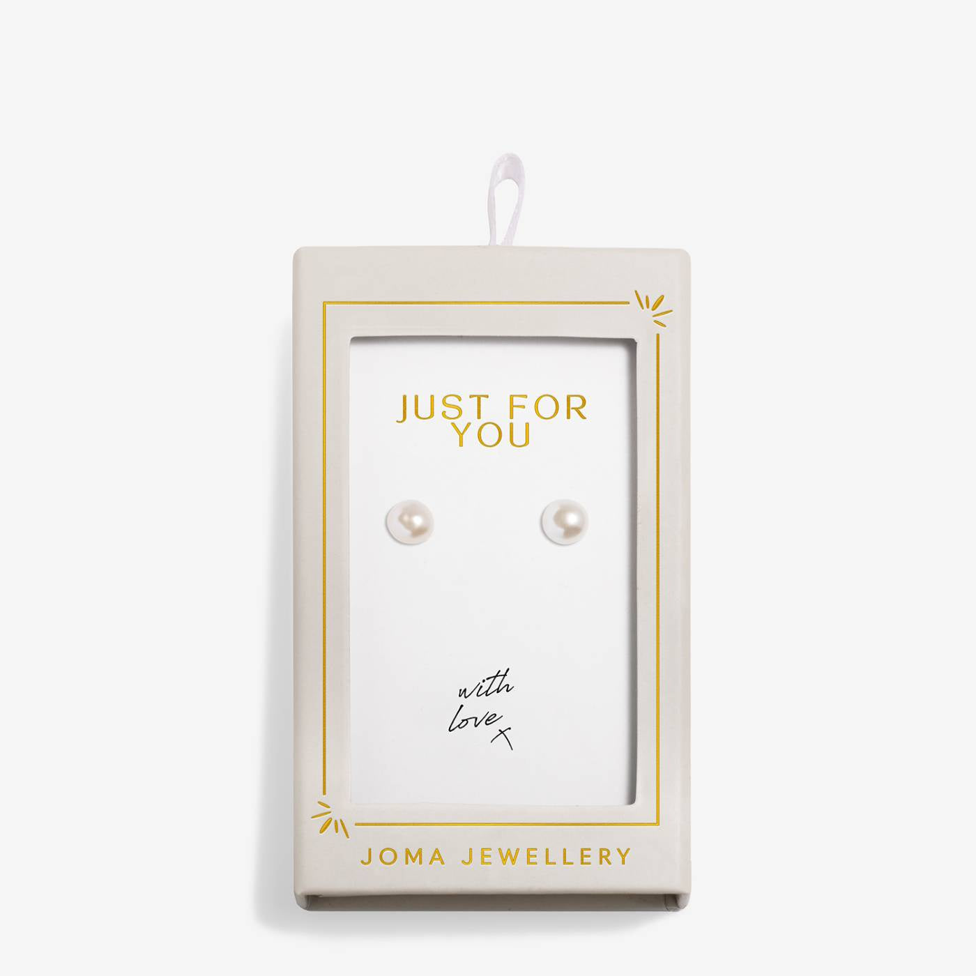 Joma Moments To Shine 'Just For You' Stud Earrings In Gold Plating 10332