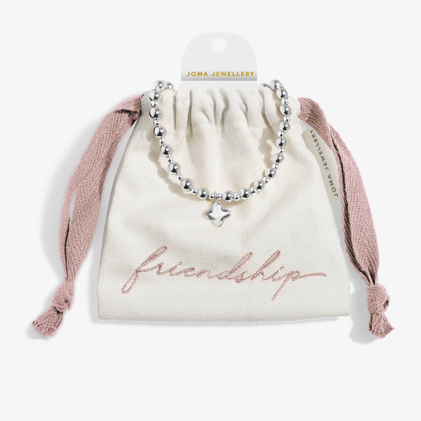 Joma Words To Treasure 'Forever Friendship' Bracelet In Silver Plating 10500