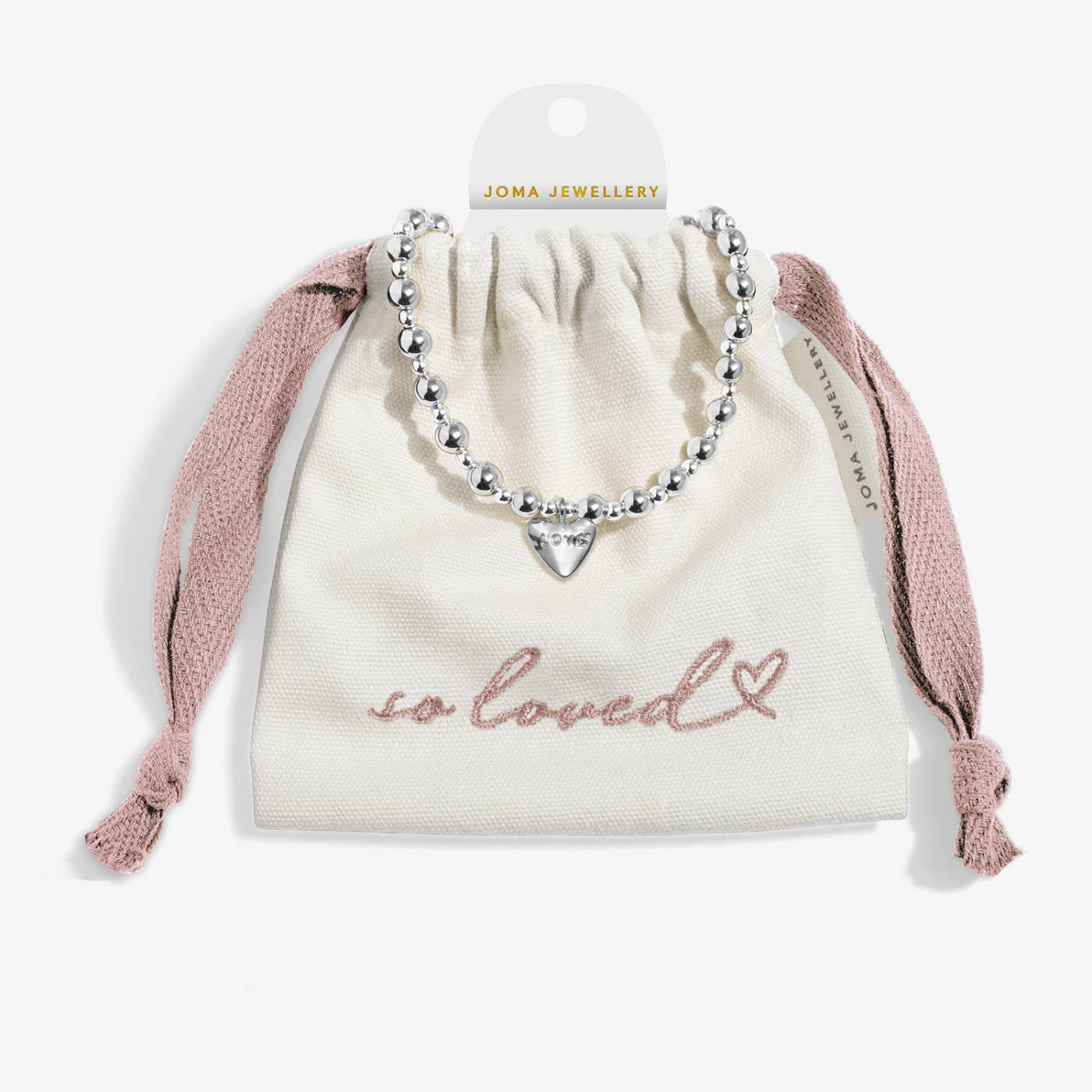 Joma Words To Treasure 'So Loved' Bracelet In Silver Plating 10501