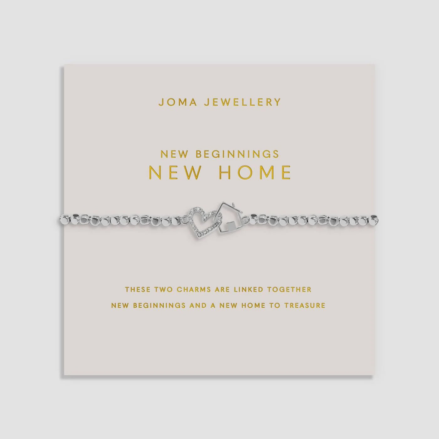 Joma Forever Yours 'New Beginnings, New Home' Bracelet In Silver Plating 10544