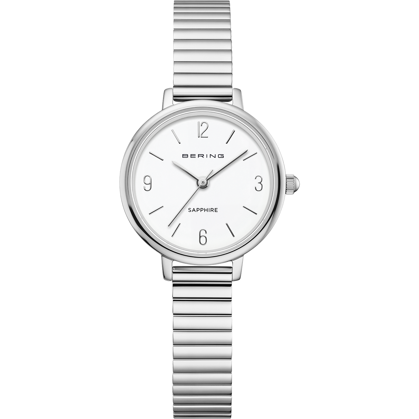 Bering Silver Tone Expandable Watch 11028-904
