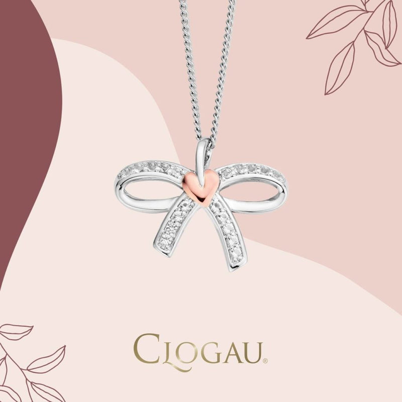 Clogau Tree Of Life Bow Pendant Necklace 3STOLBP