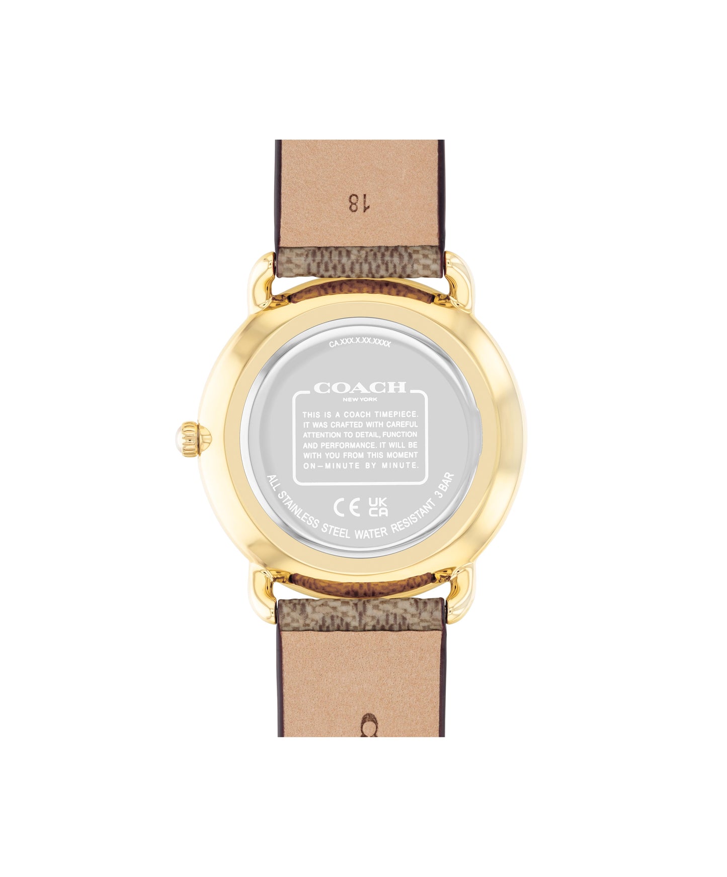 COACH Elliot 36mm Yellow Gold Tone Ladies Watch 14504205