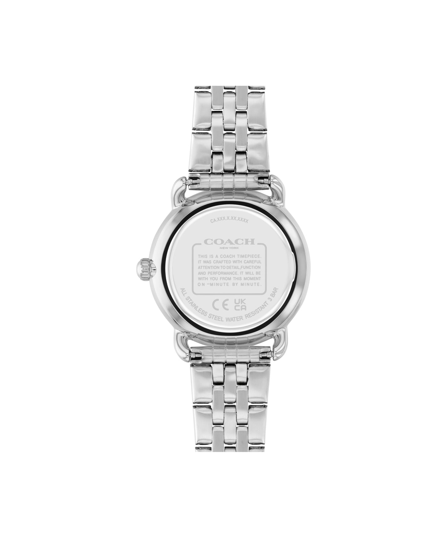 COACH Elliot Stainless Steel Watch Pink Dial 14504301