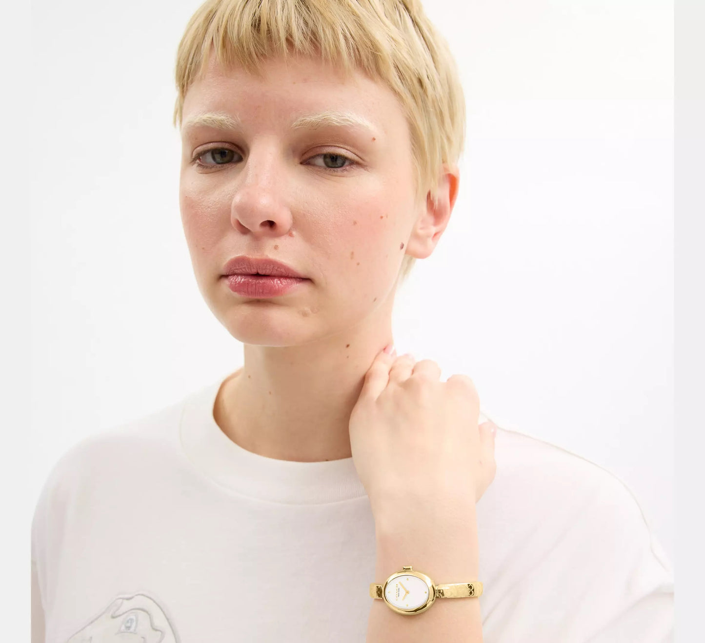 COACH Sammy 22mm Yellow Gold Tone Ladies Watch 14504528