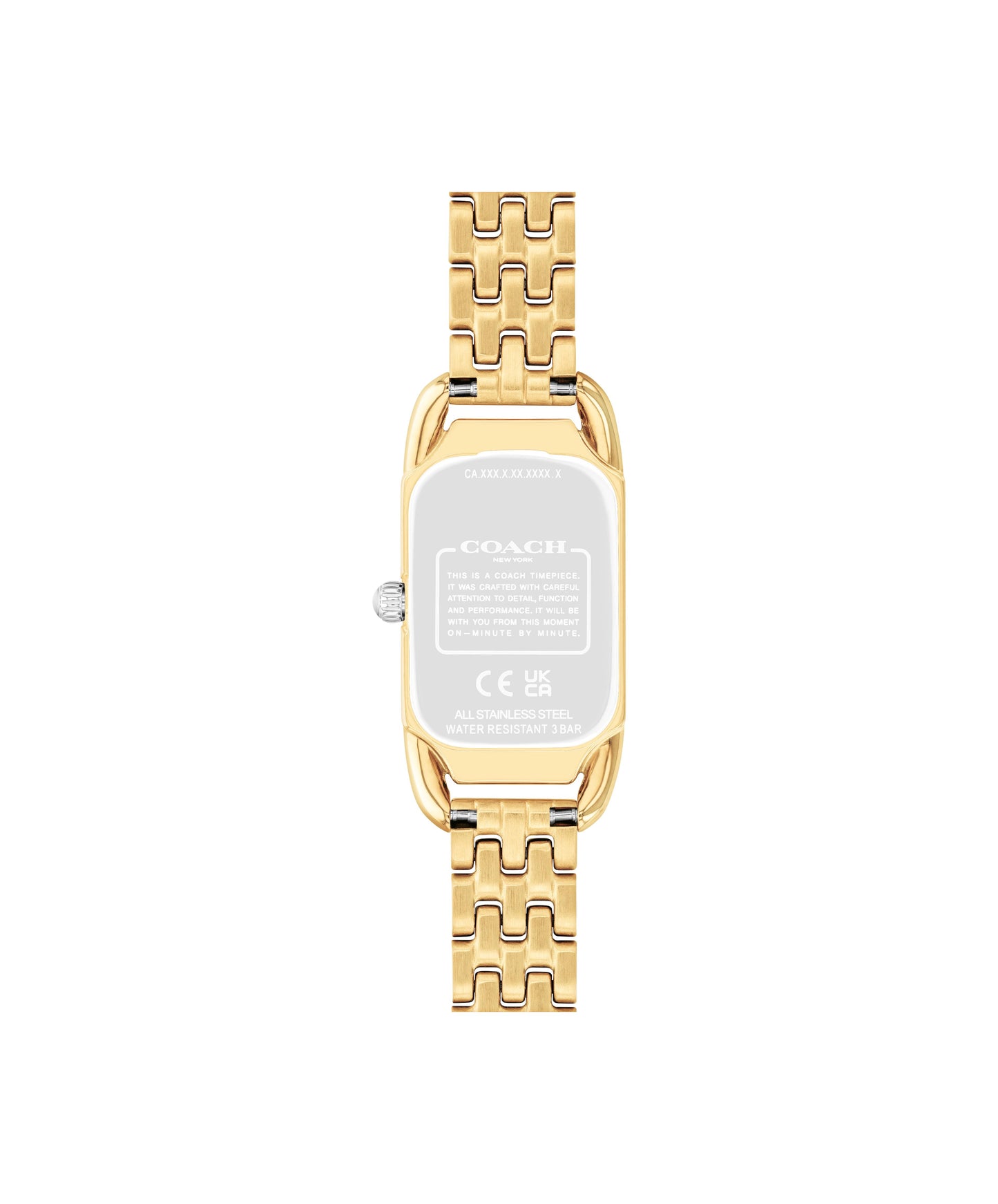 COACH Cadie 28.5mm Yellow Gold Tone Ladies Watch 14504550