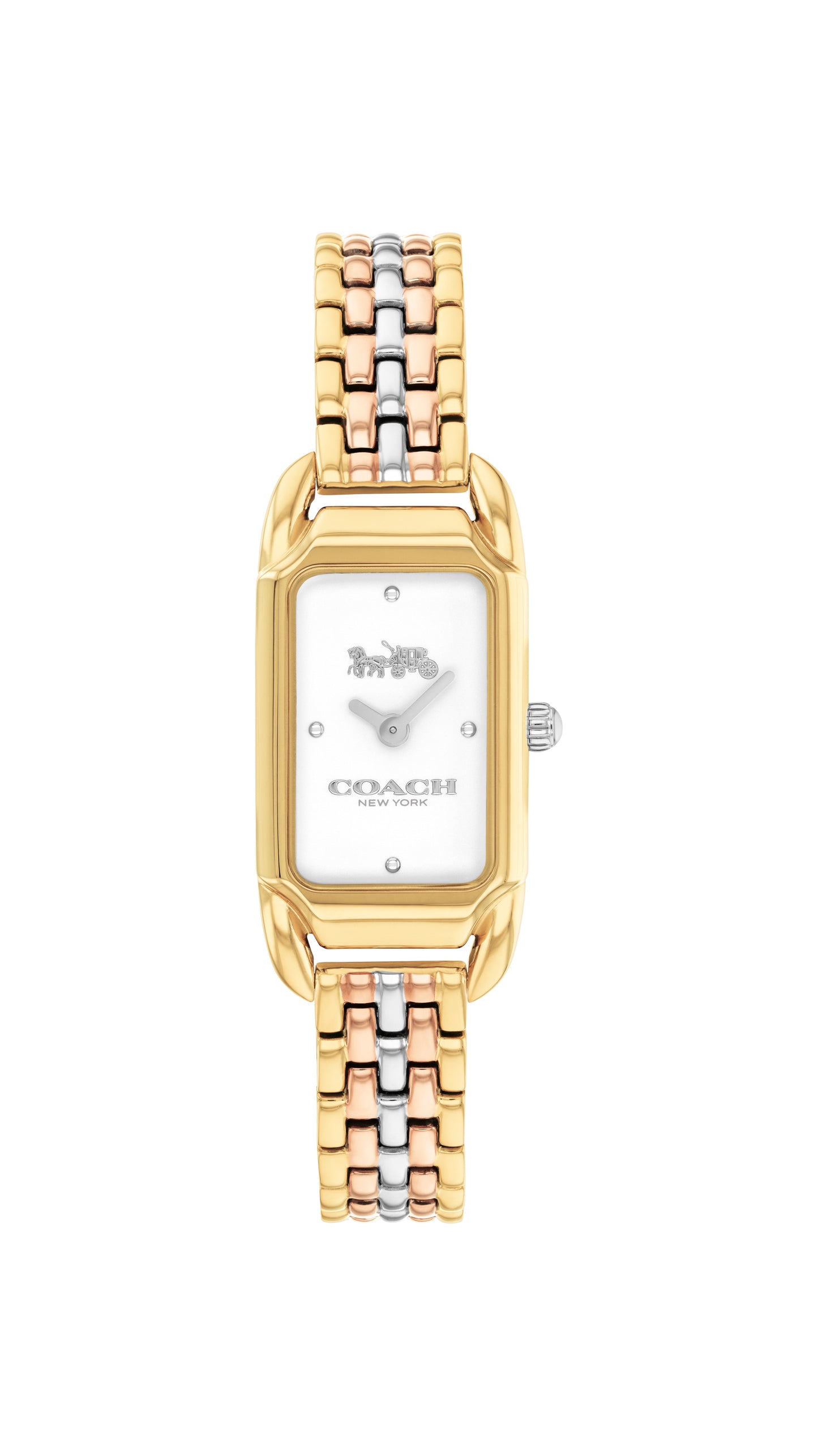 COACH Cadie 28.5mm Yellow Gold Tone Ladies Watch 14504550
