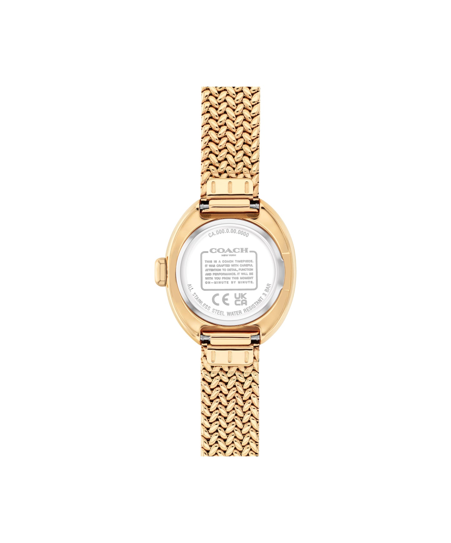 COACH Sammy 22mm Yellow Gold Tone Ladies Watch 14504567