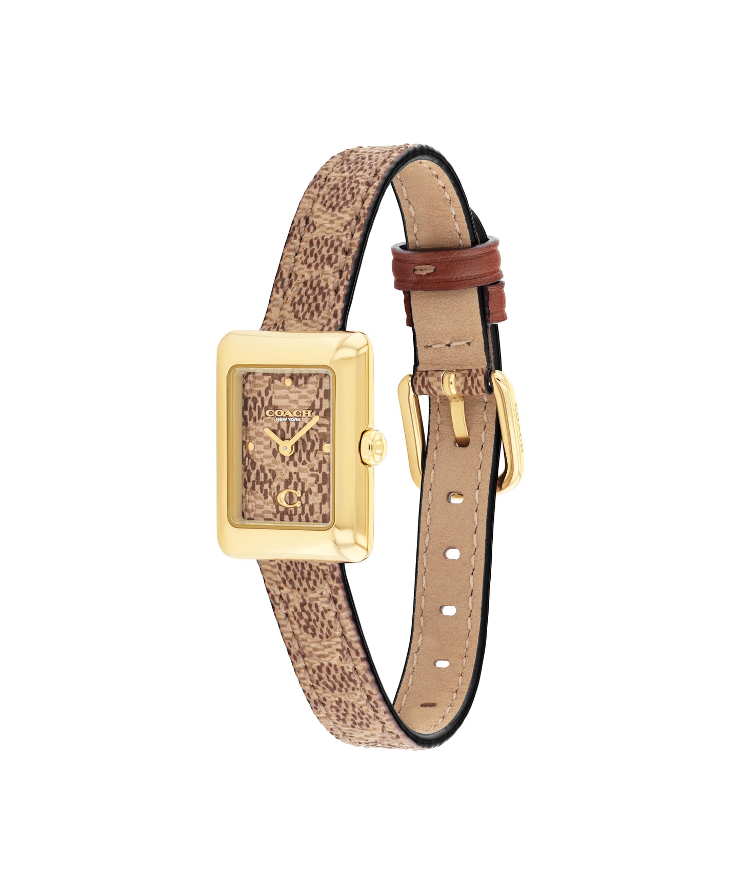 COACH Mara Ladies Gold Watch Leather 14504585