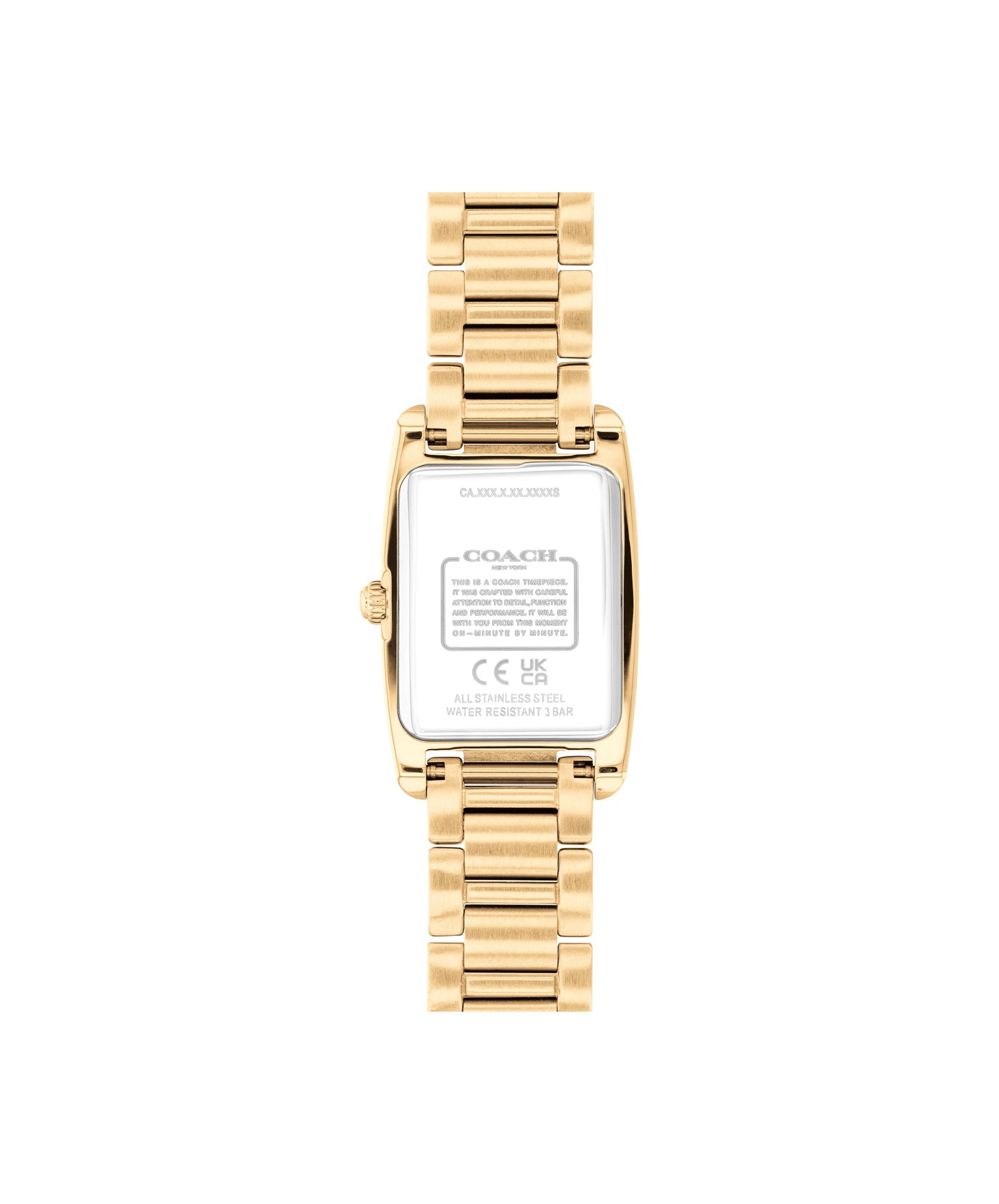 COACH Reese 30mm Yellow Gold Tone Crystal Ladies Watch 14504588