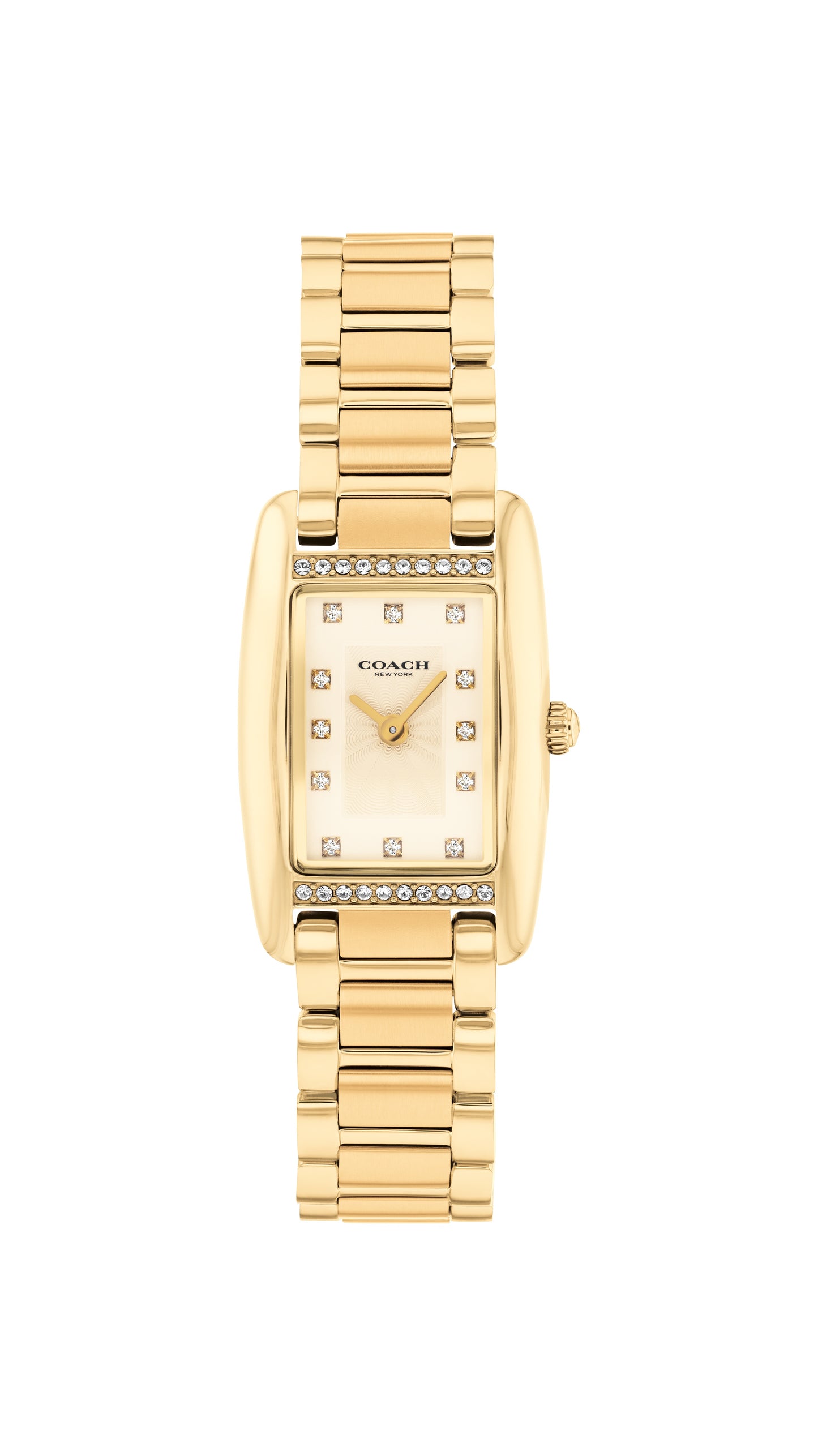COACH Reese 30mm Yellow Gold Tone Crystal Ladies Watch 14504588