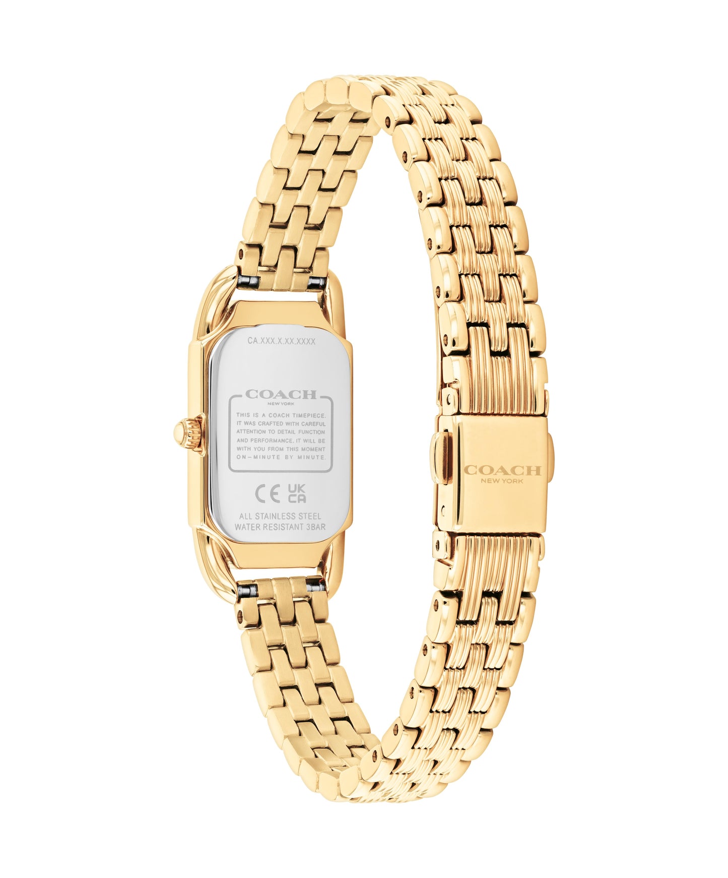 COACH Ladies Gold Plated Cadie Watch 14504629