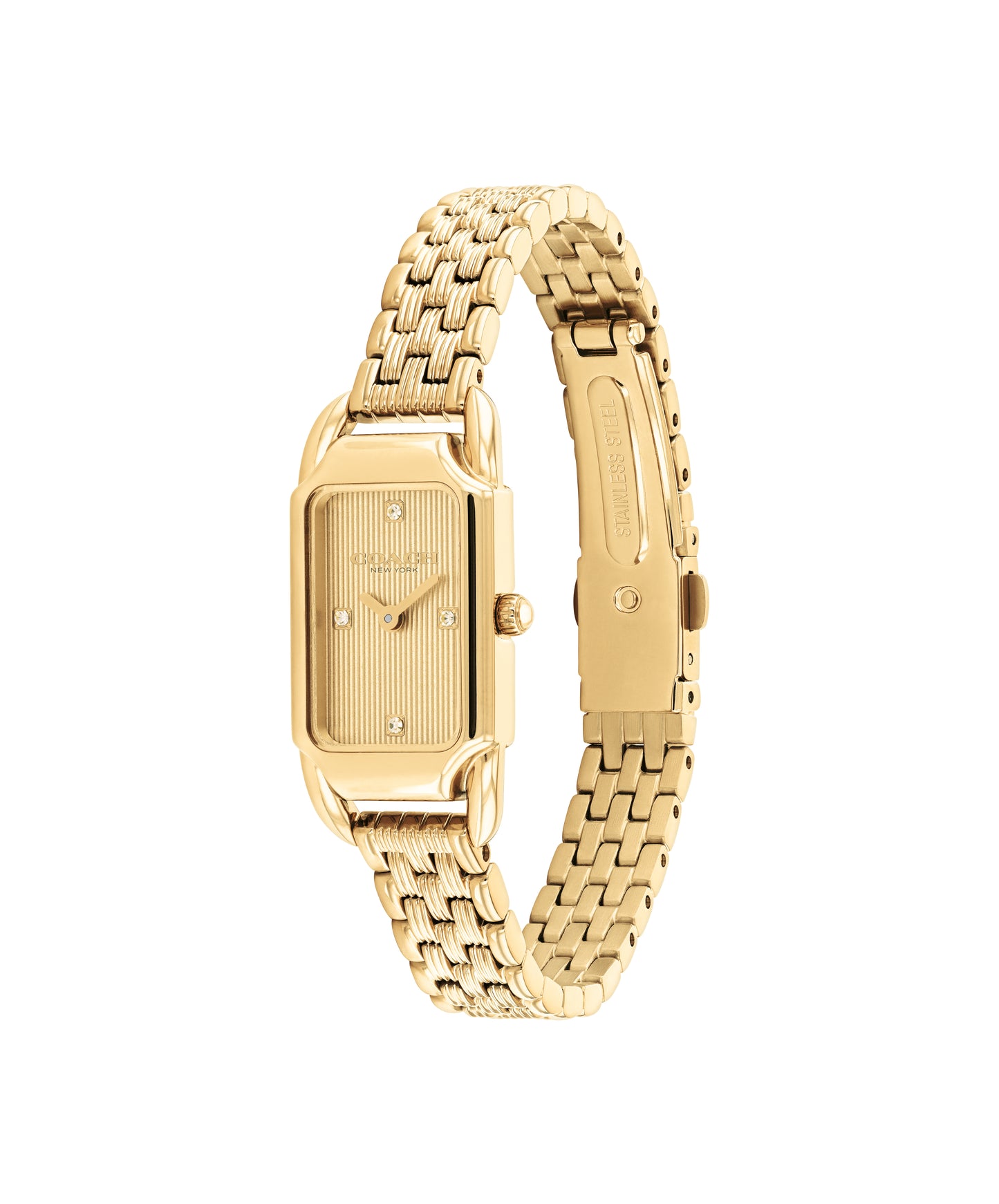 COACH Ladies Gold Plated Cadie Watch 14504629