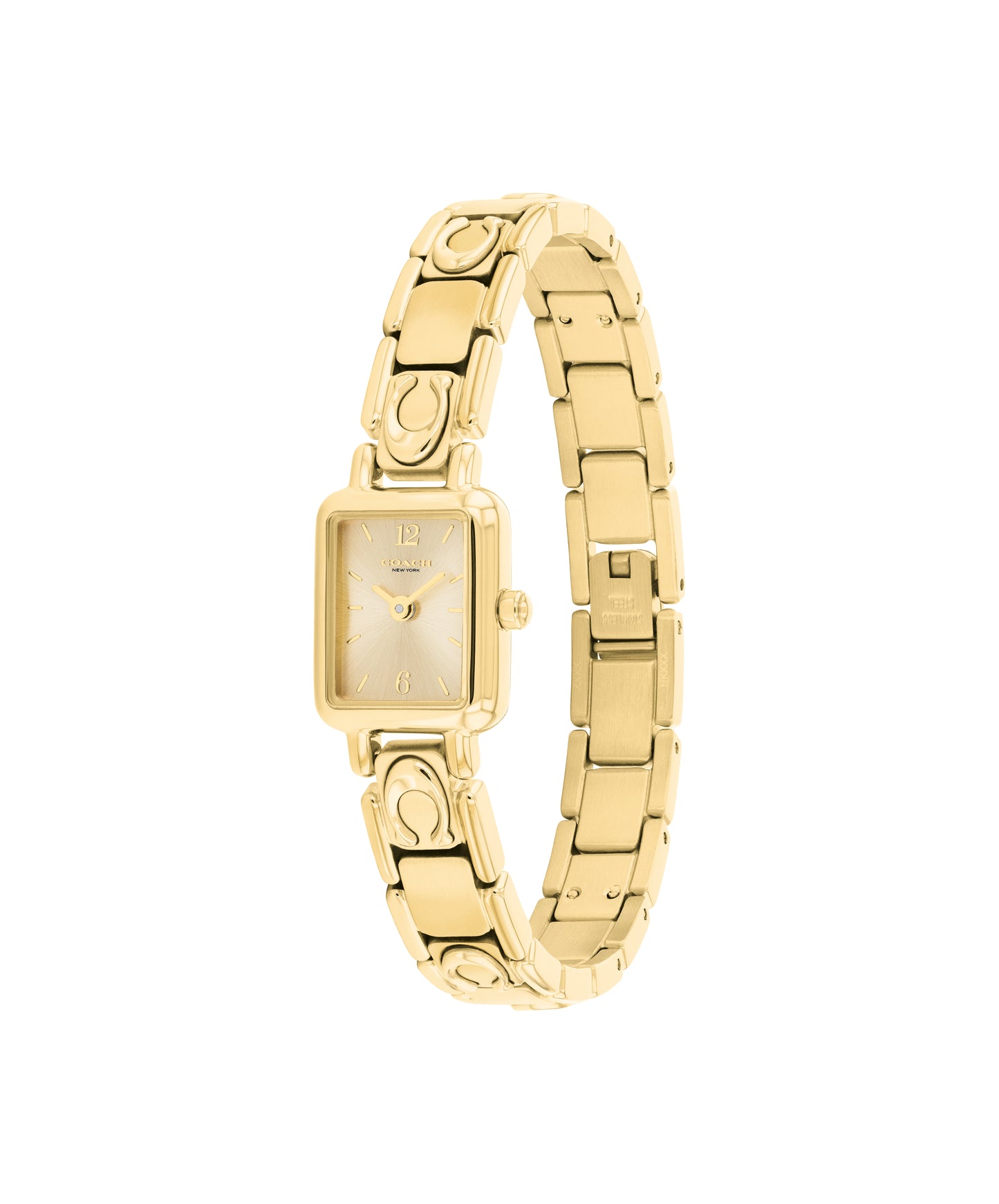 COACH Ladies Mara Gold Plated Bracelet Watch 14504672