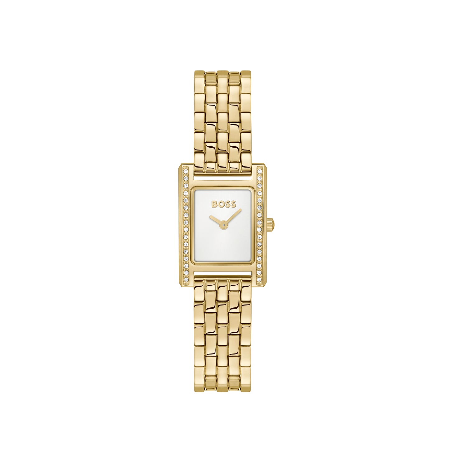 BOSS Ladies Lucy Precious Light Gold IP Bracelet Watch 1502815