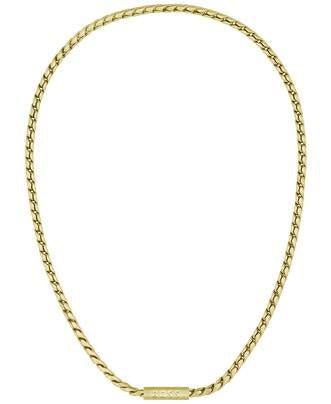Boss Mens Doran Gold Tone Necklace 1580694