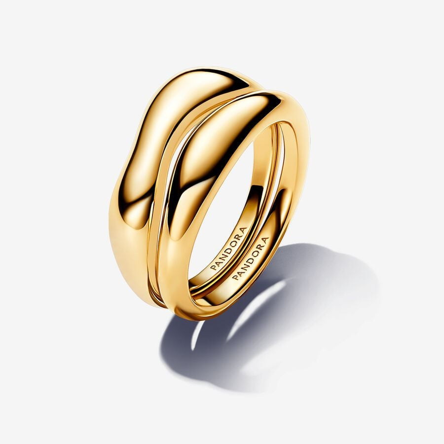 PANDORA Essence Organically Shaped Stacking Rings 163264C00