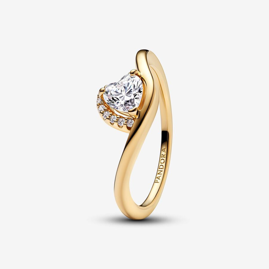 PANDORA Wavy Heart Ring 163660C01