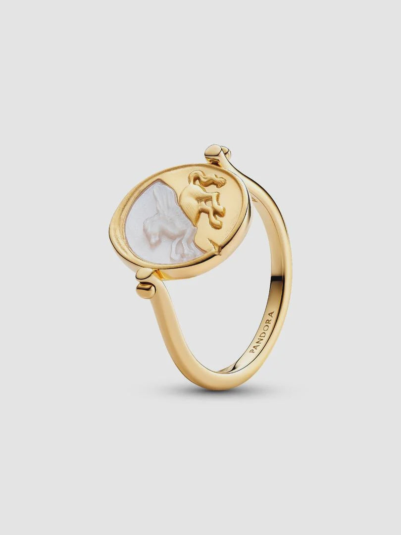 PANDORA Pegasus Reversible Medallion Ring 164812C01