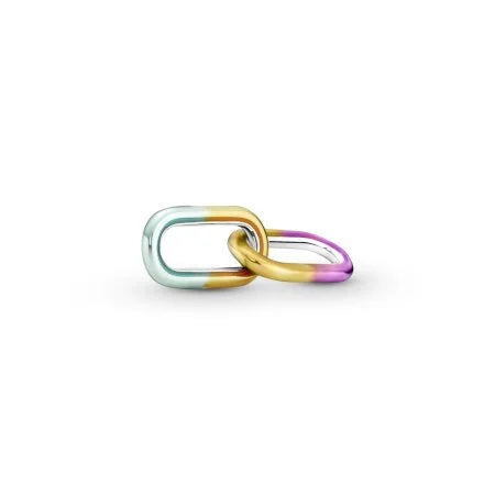 PANDORA Double Link Yellow Purple Charm 791904C01