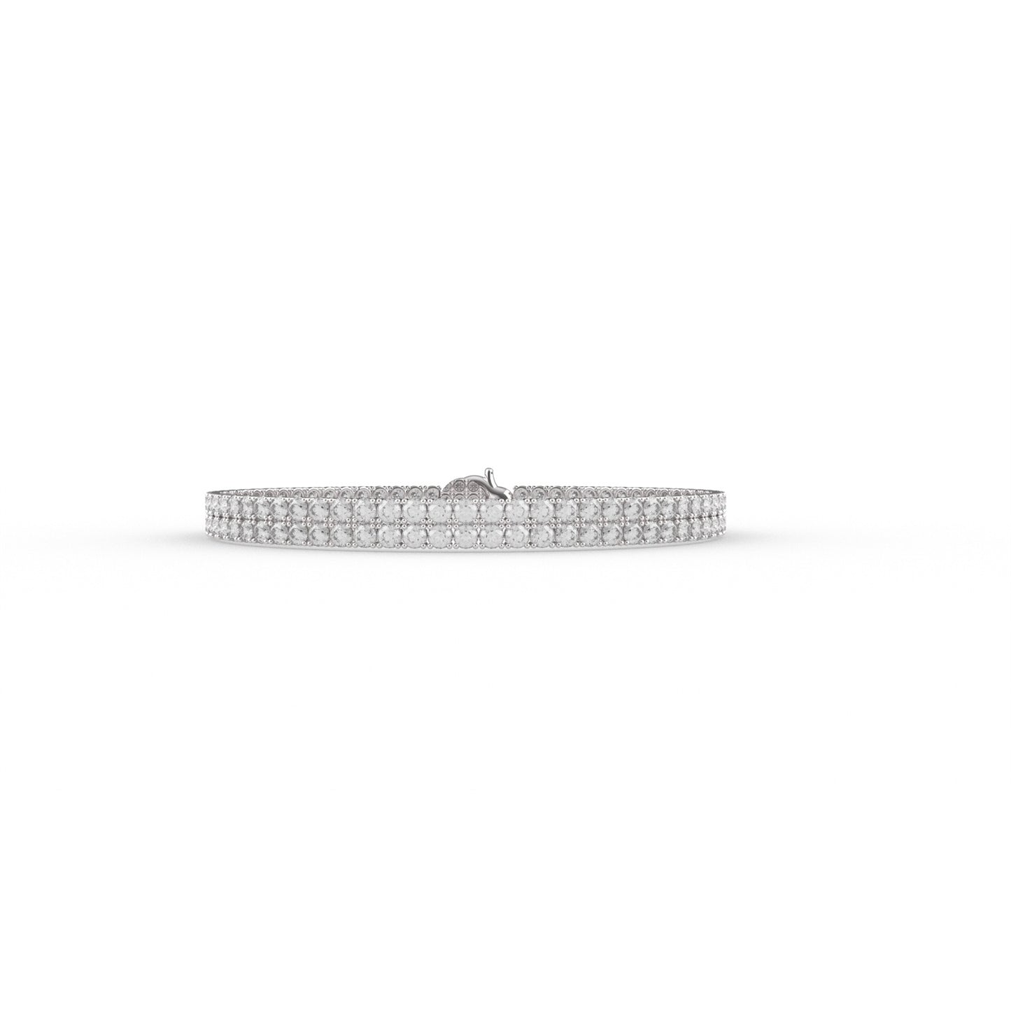 Ti Sento Silver Double Row CZ Bracelet 23067ZI
