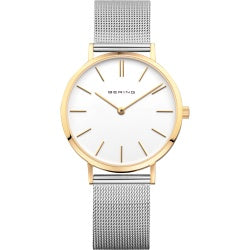 Bering Ladies Classic Polished Two Tone Watch 14134-010